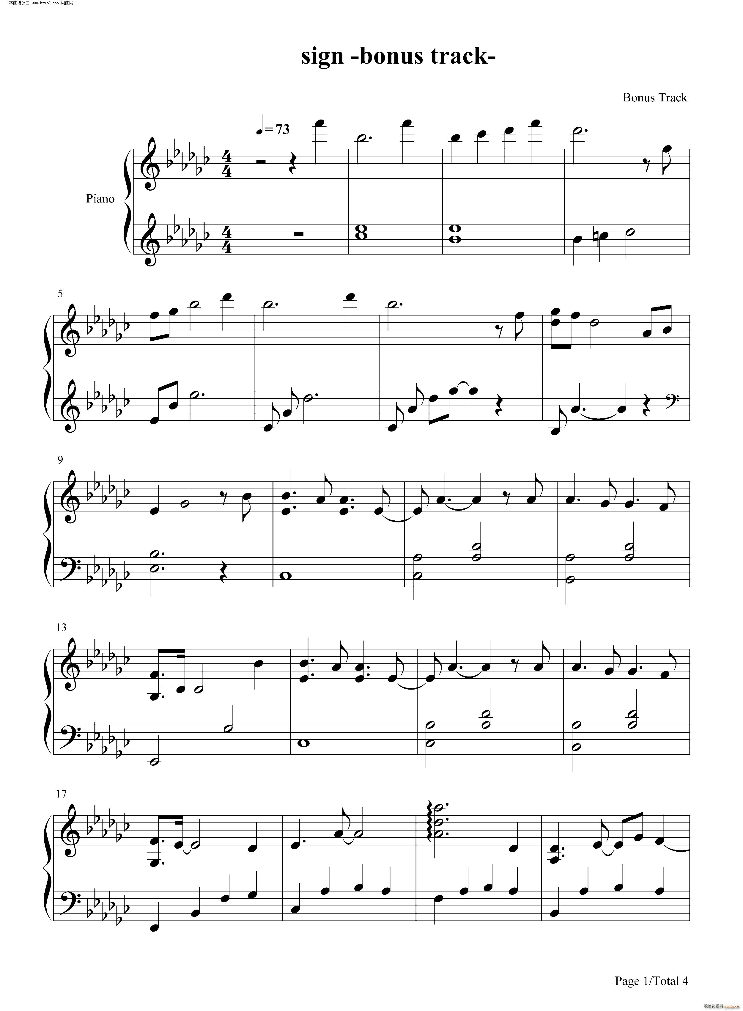 sign bonus track (l )(V)1