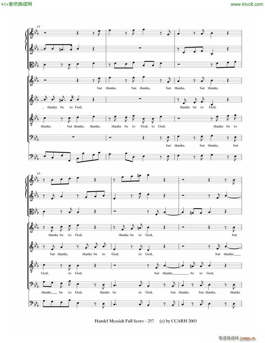 G F Handel Messiah Open Score (V)16