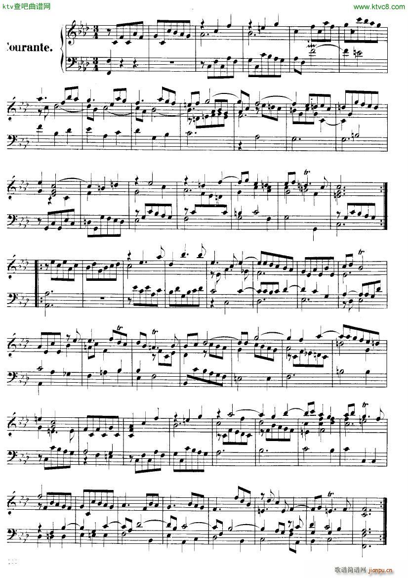 Handel Suite in F minor G193 197(V)6