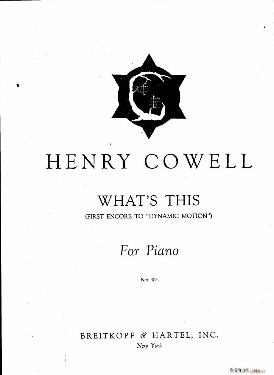 Cowell What is this(V)1
