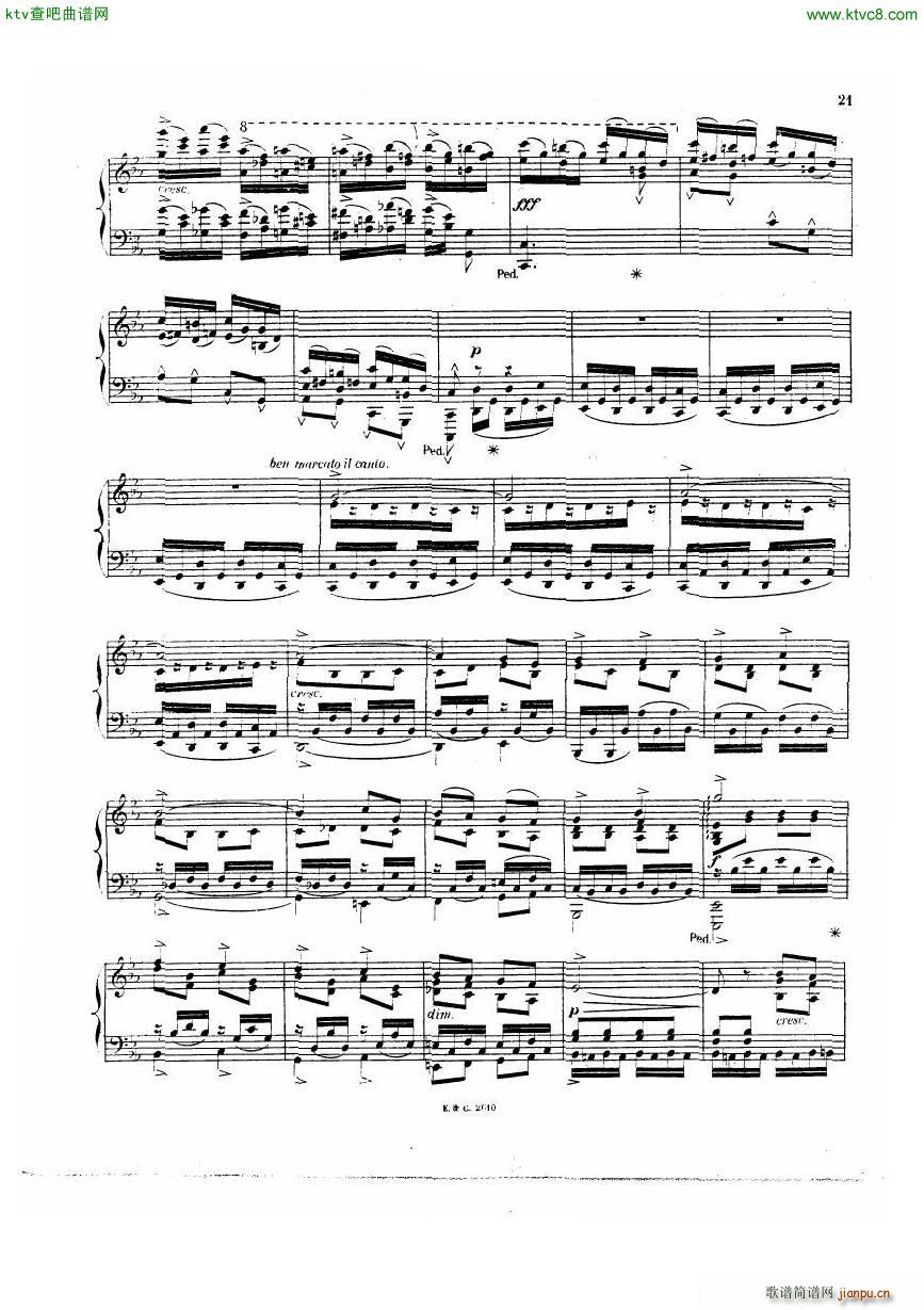 Chaminade 21 PianoSonata(V)22