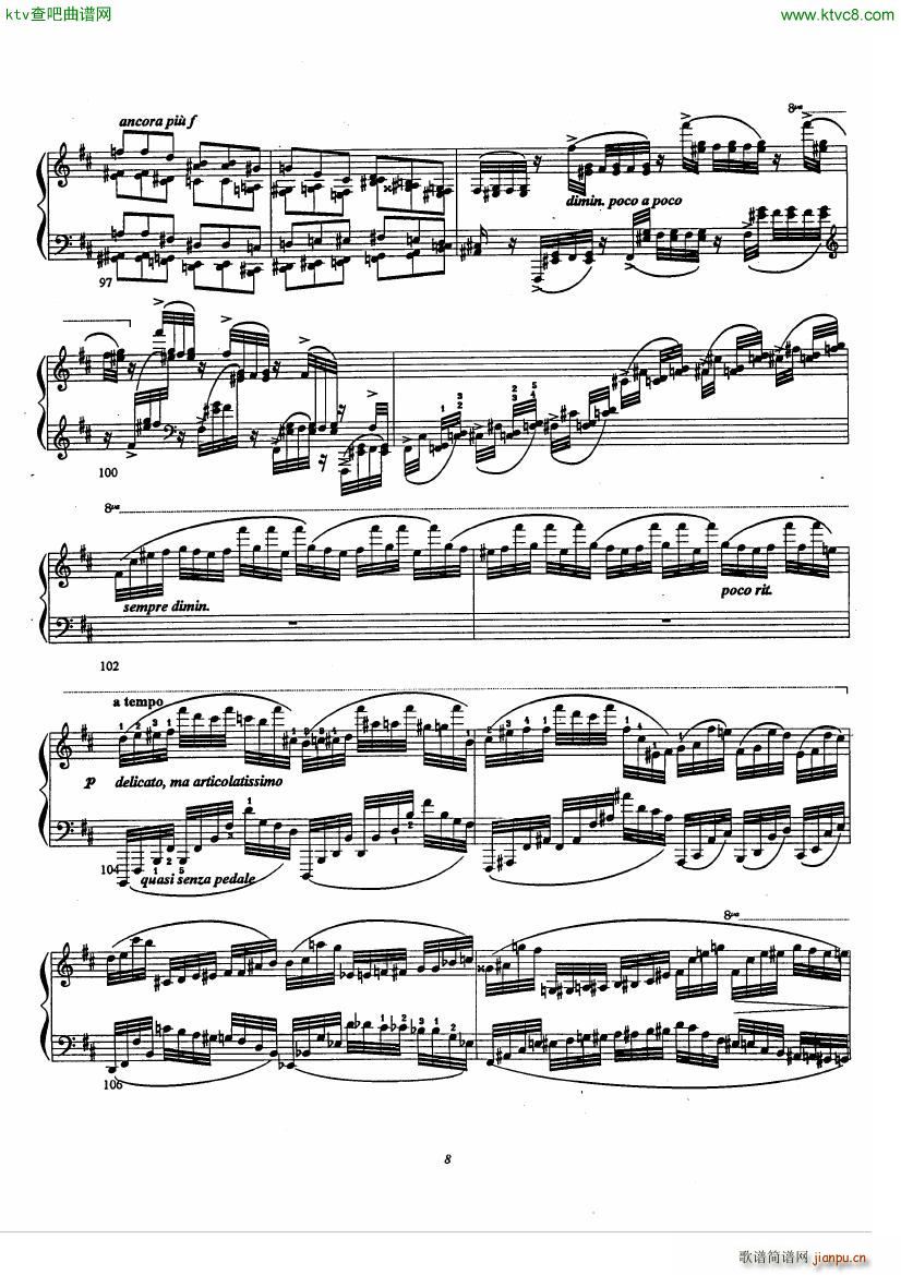 Etude No 3 La Campanella D aprs Paganini Liszt(V)8