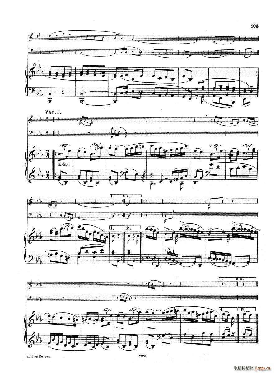 Beethoven op 1 no 3 Piano Trio(V)15
