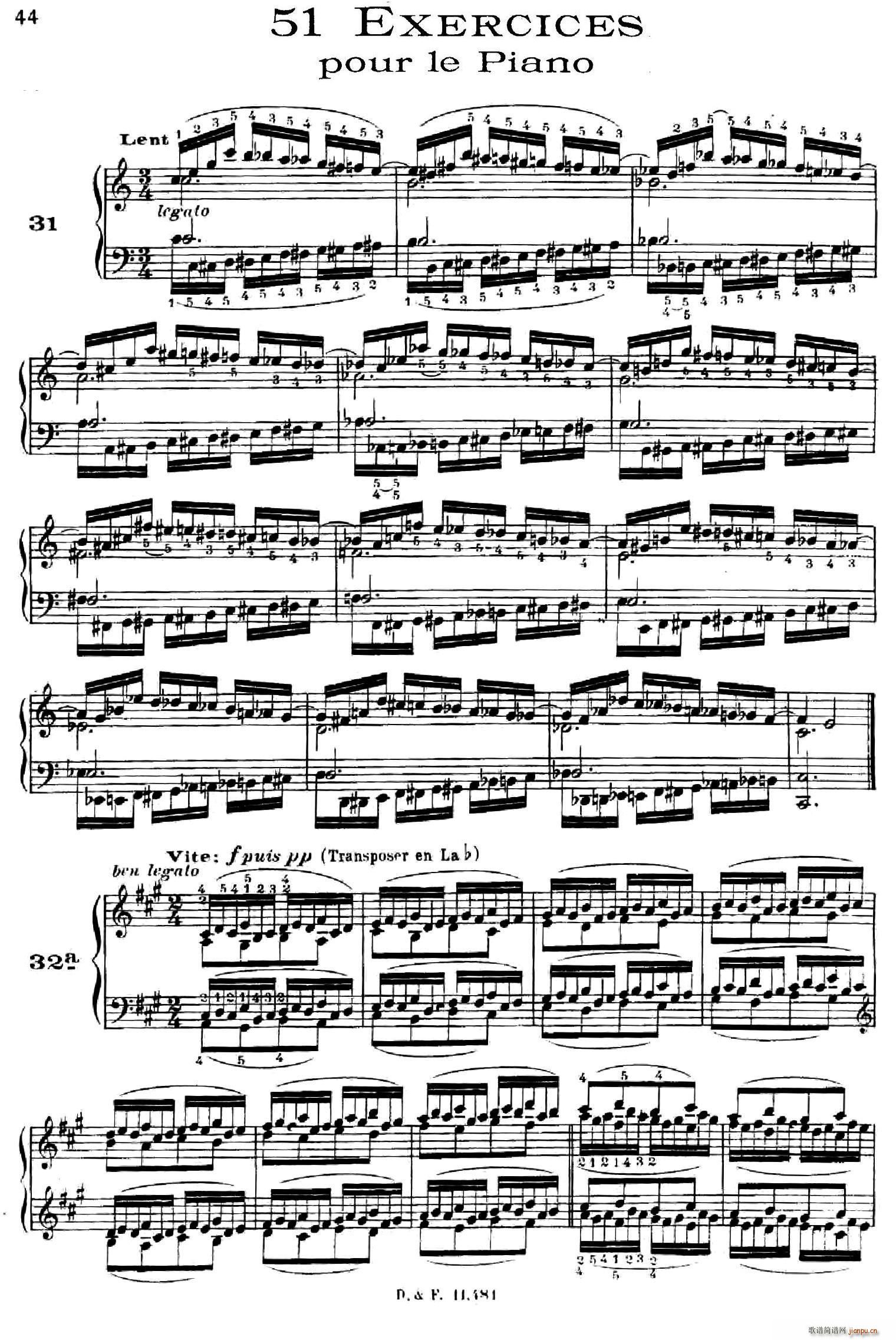 51 Exercises WoO 6 51پ 31 37(V)1