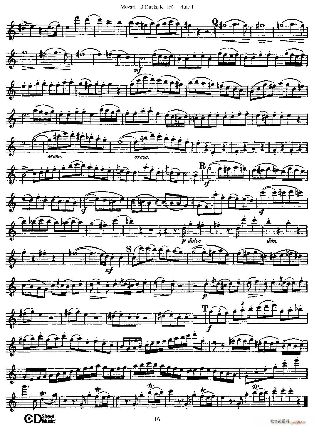 3 Duets K 156 ֮һL(chng)  K156̖ ~(ѺV)16