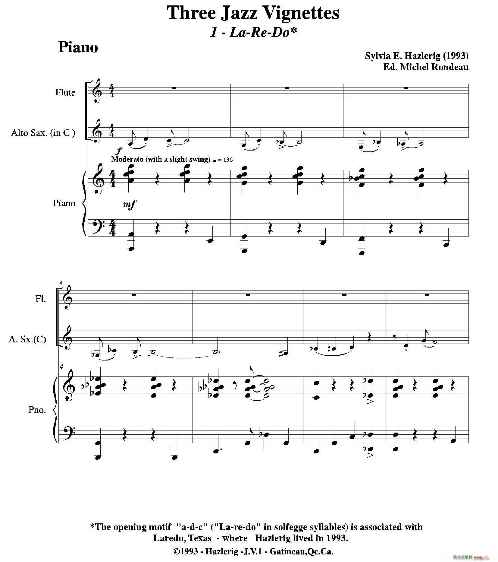 Three jazz vignettes һ(l ) (V)1