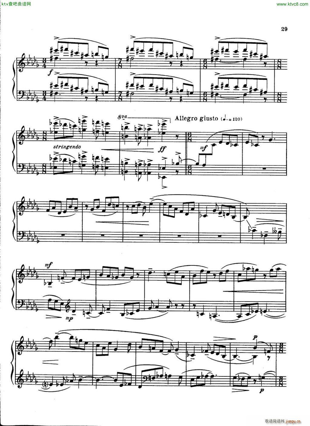 Carter Piano Sonata(V)29