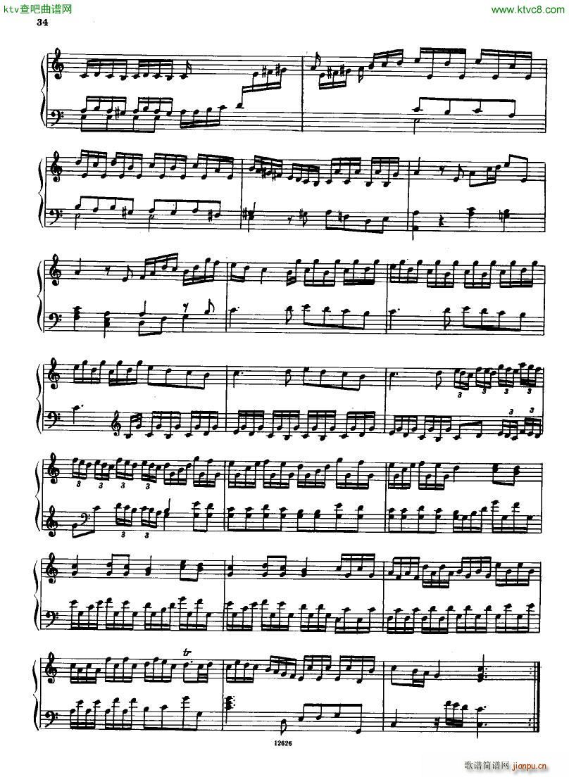 H ndel 1 Suiten for Piano Book 2(V)35