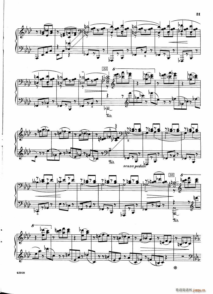 Barber op 28 Souvenirs piano solo(V)21
