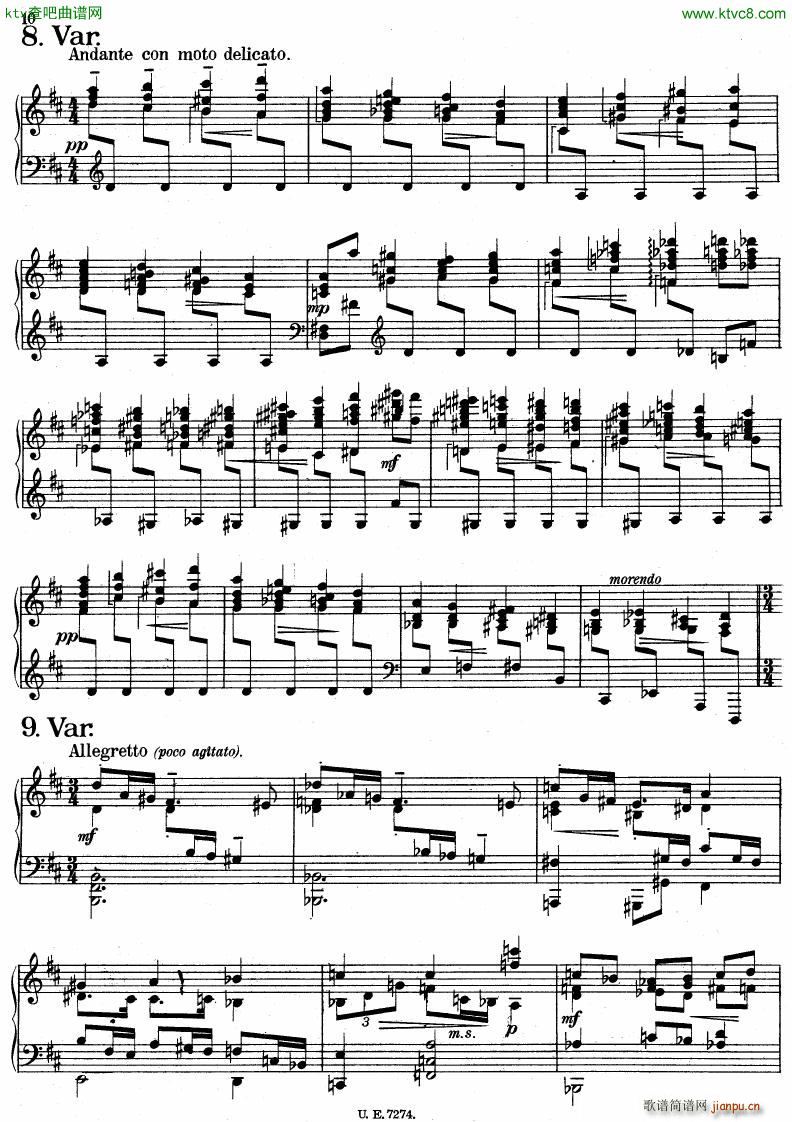 Haba variations on schumann(V)8