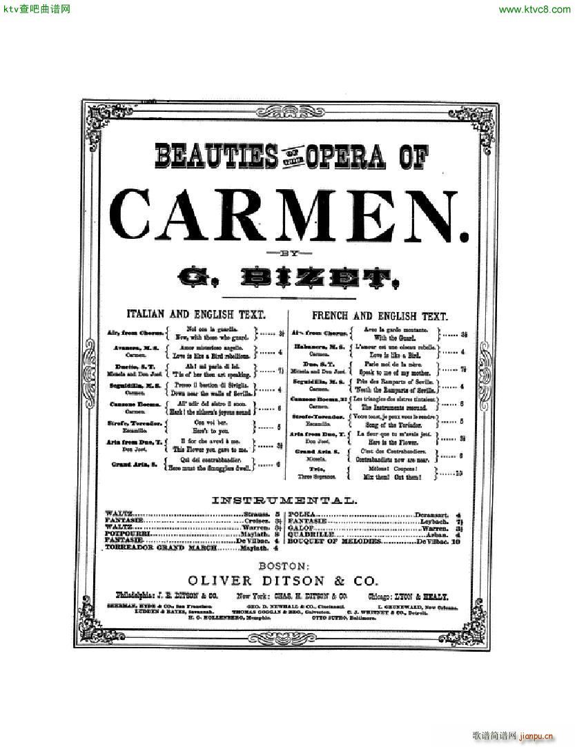 Bizet Carmen Toreador Grand March arr Maylath(V)1
