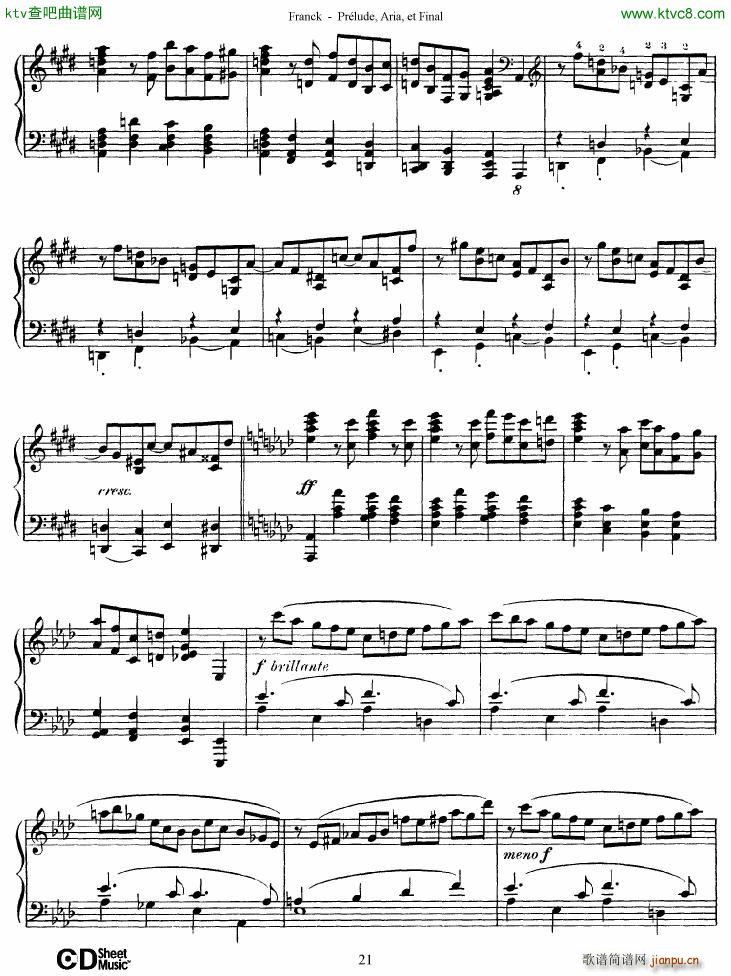 Franck Prlude Aria et Final(V)21