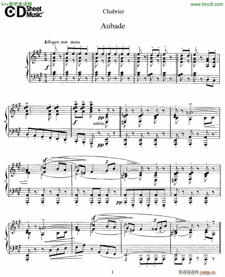Chabrier Aubabe(V)1