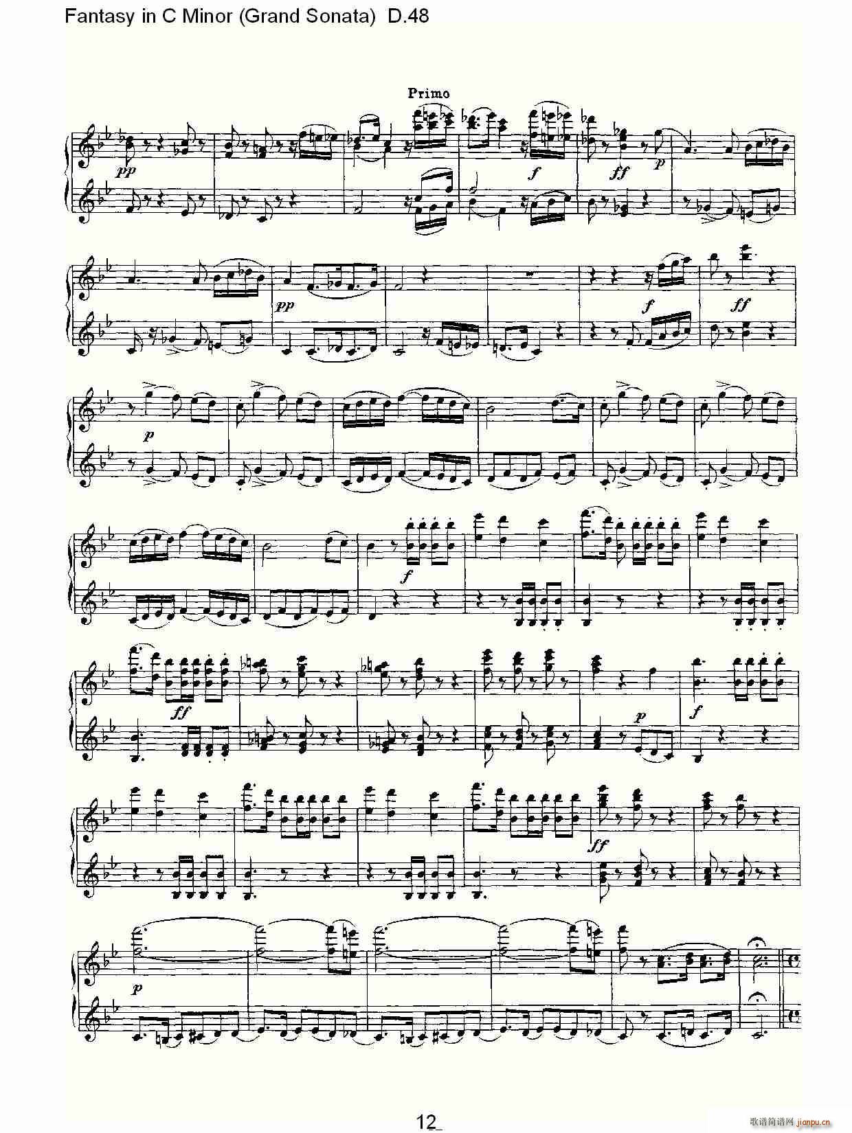 Fantasy in C Minor(ʮּ)12