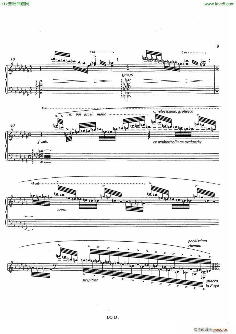 Etude No 12 Prlude et Fugue(V)7