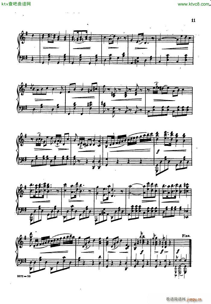 Bizet Blake Carmen Grande Potpourri de Concert(V)10