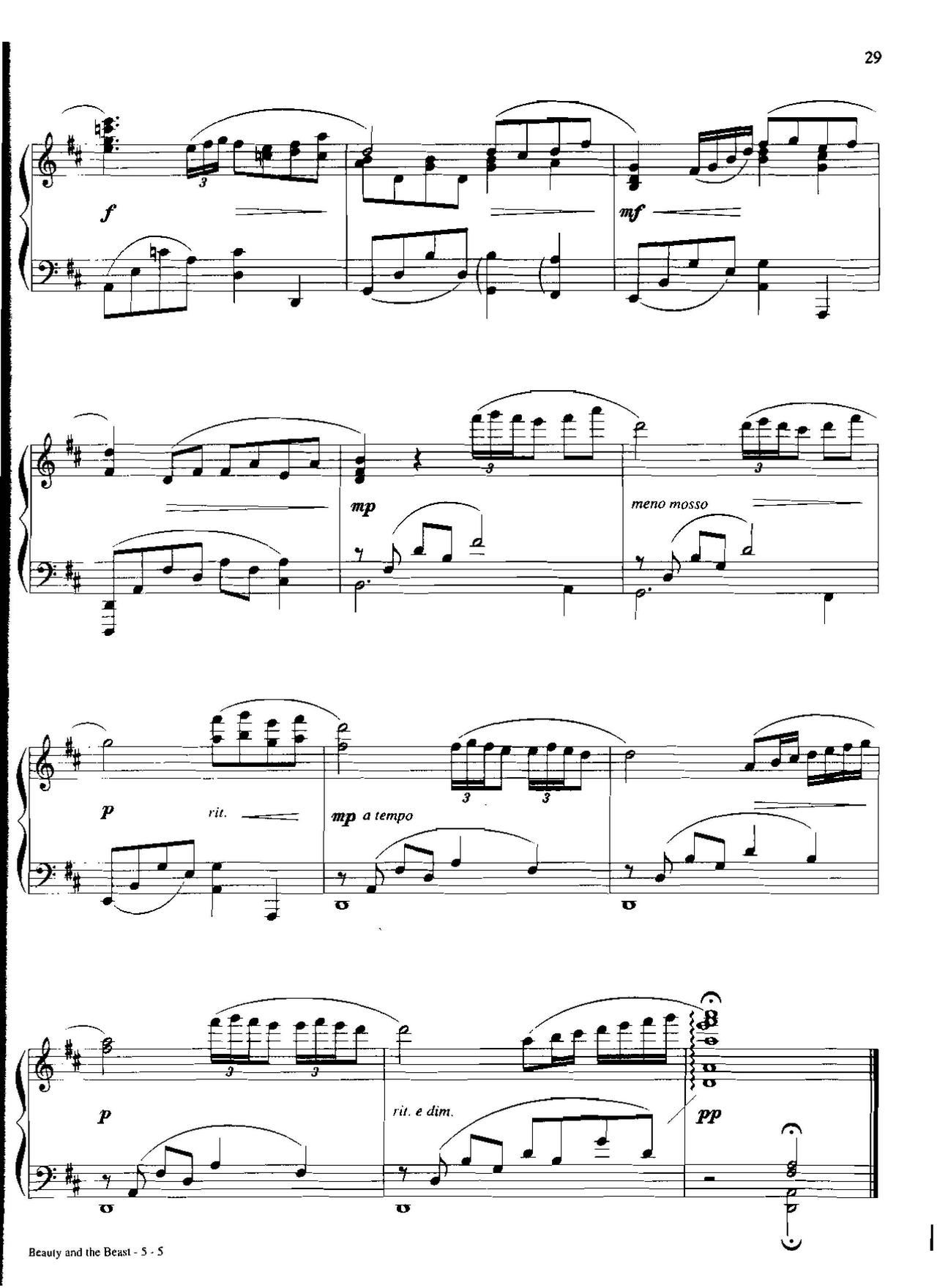 beauty and the beast Dan Coates { (V)5