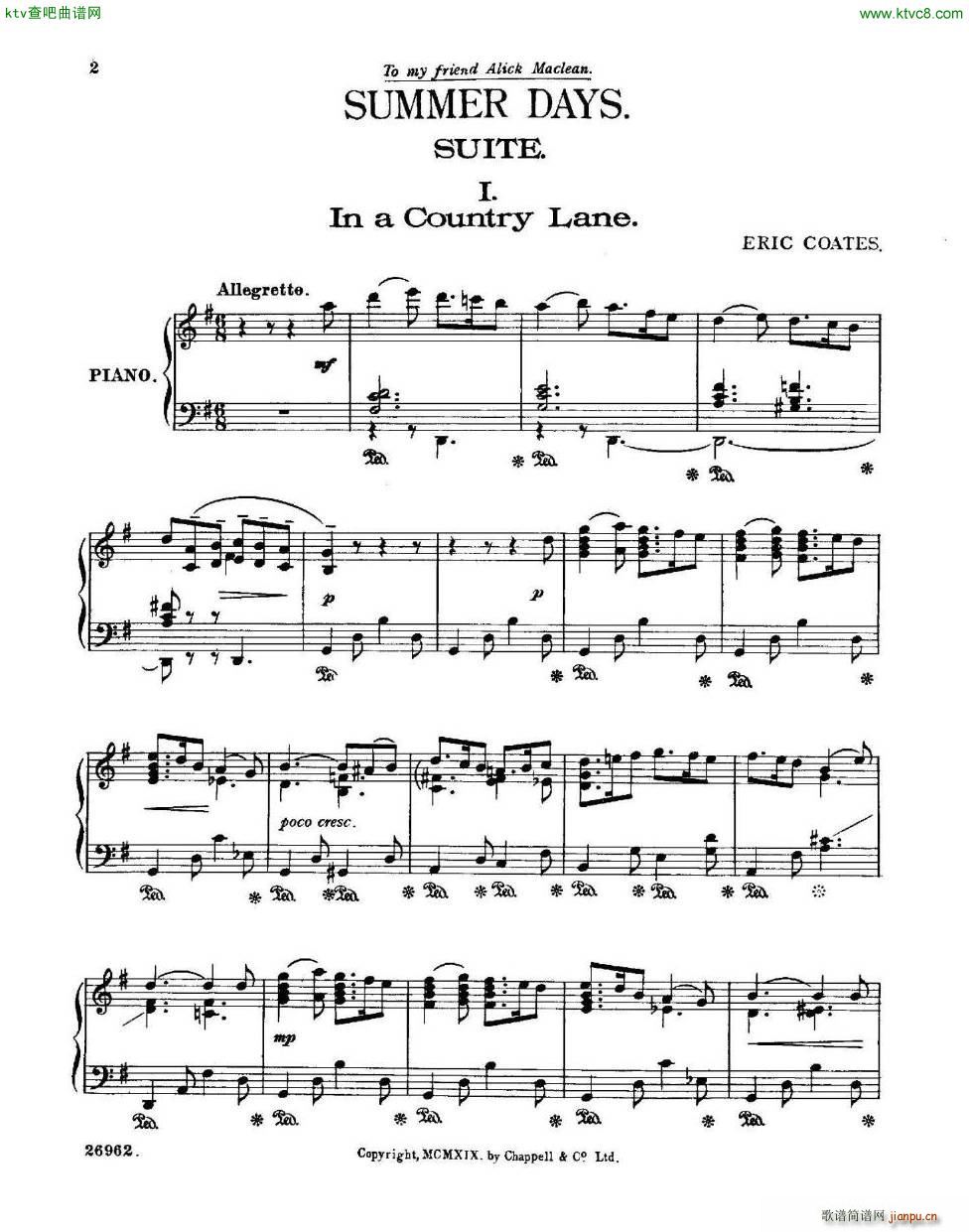 Coates Summer Days(V)1