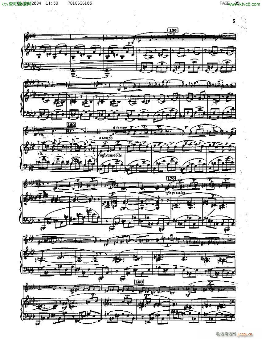 Guastavino Sonata Para Clarinete Y Piano(V)5