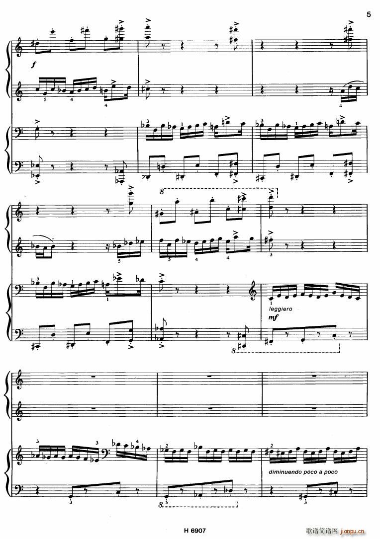 Barton Sonatina for 4 hands(V)5