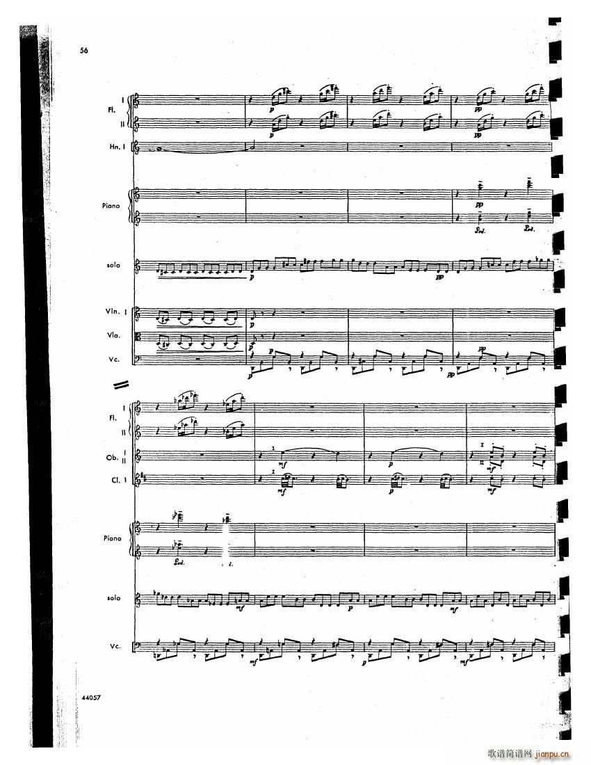 Barber op 14 Violin Concerto Score (V)15
