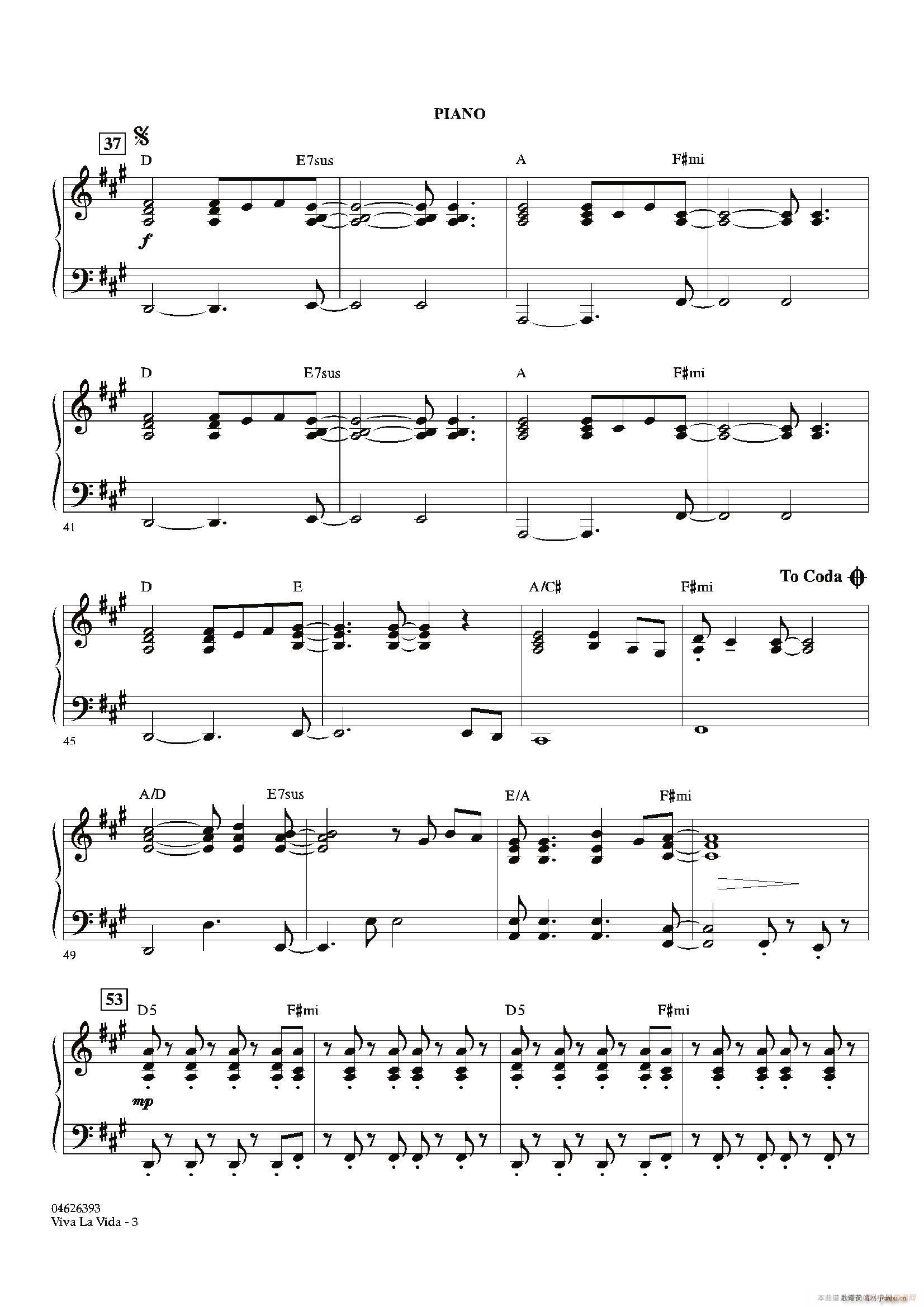 VIVA LA VIDA (V)3