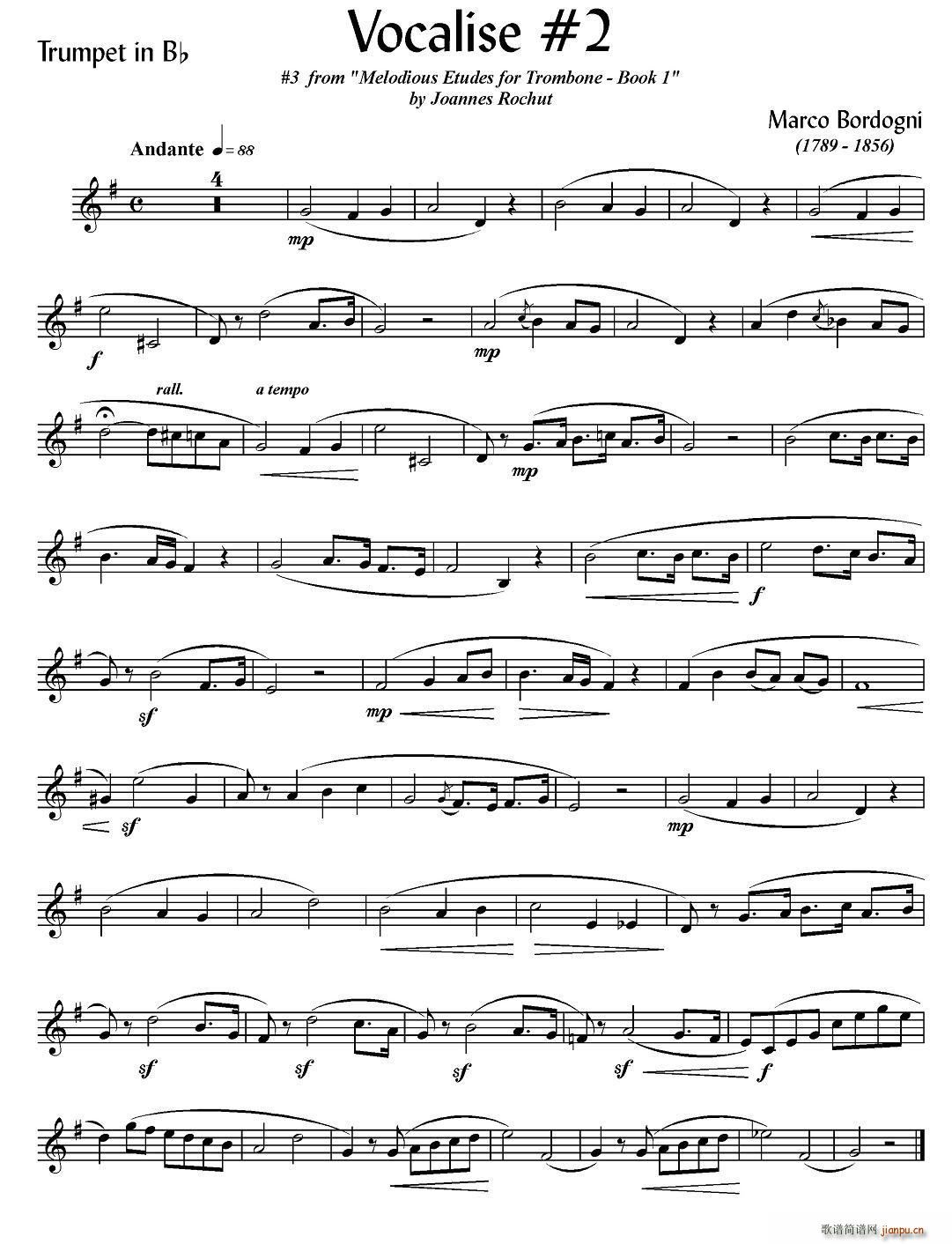 Bordogni Vocalise 2 С̖(ʮּ)1