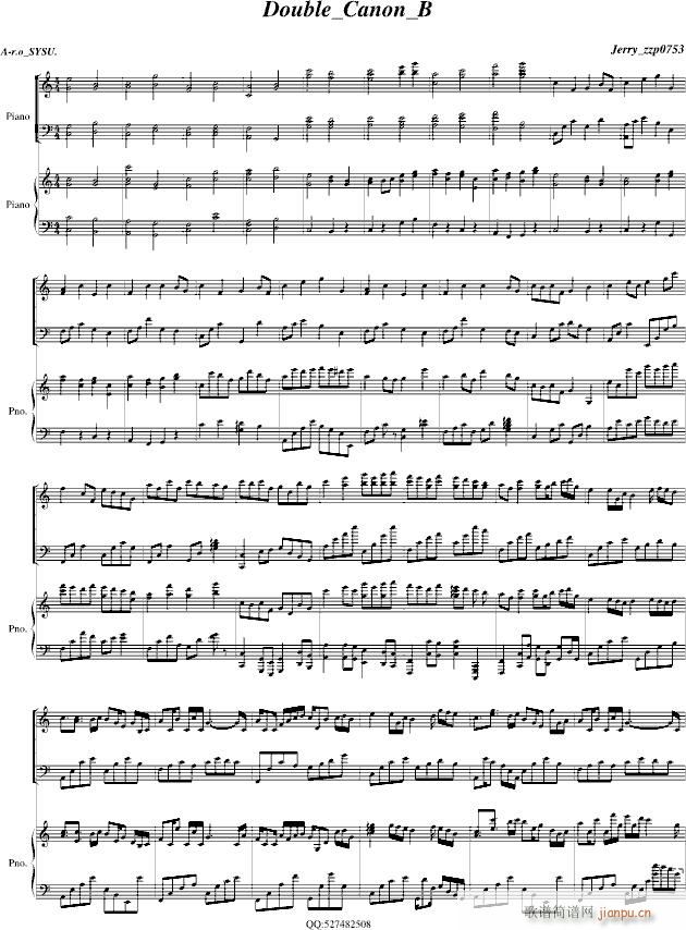 Double Canon in C(V)1