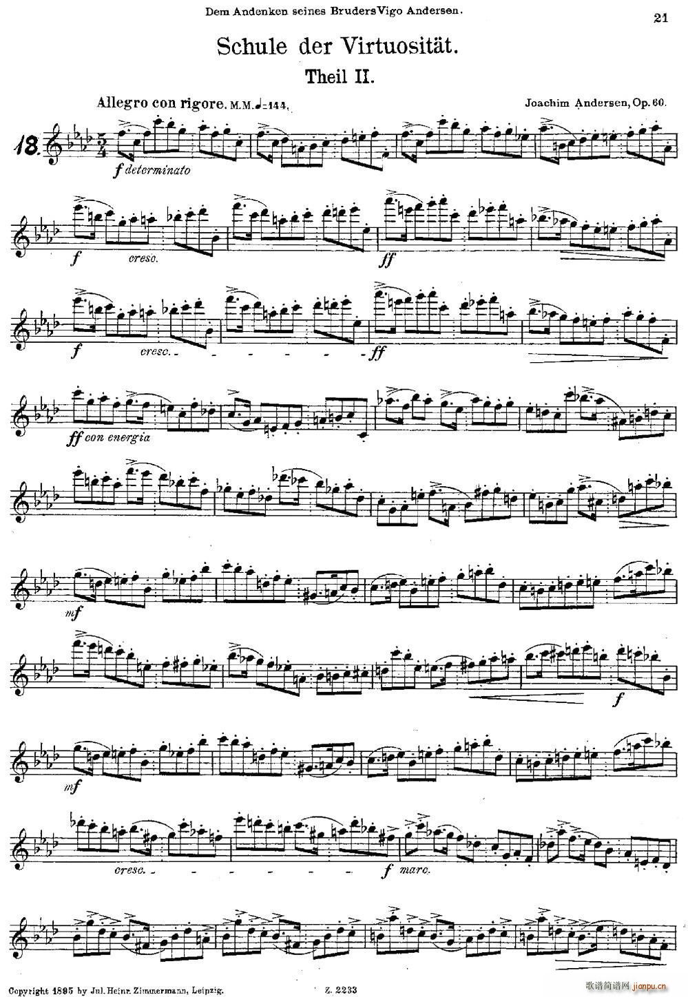 Schule der Virtuosit?t Op 60 18(ѺV)1