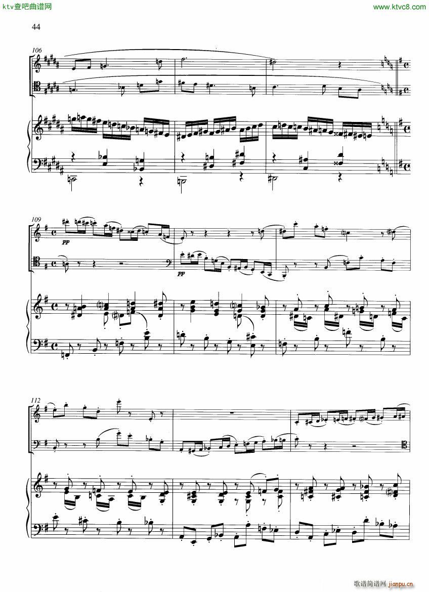 Francaix Trio for oboe bassoon and piano (V)17