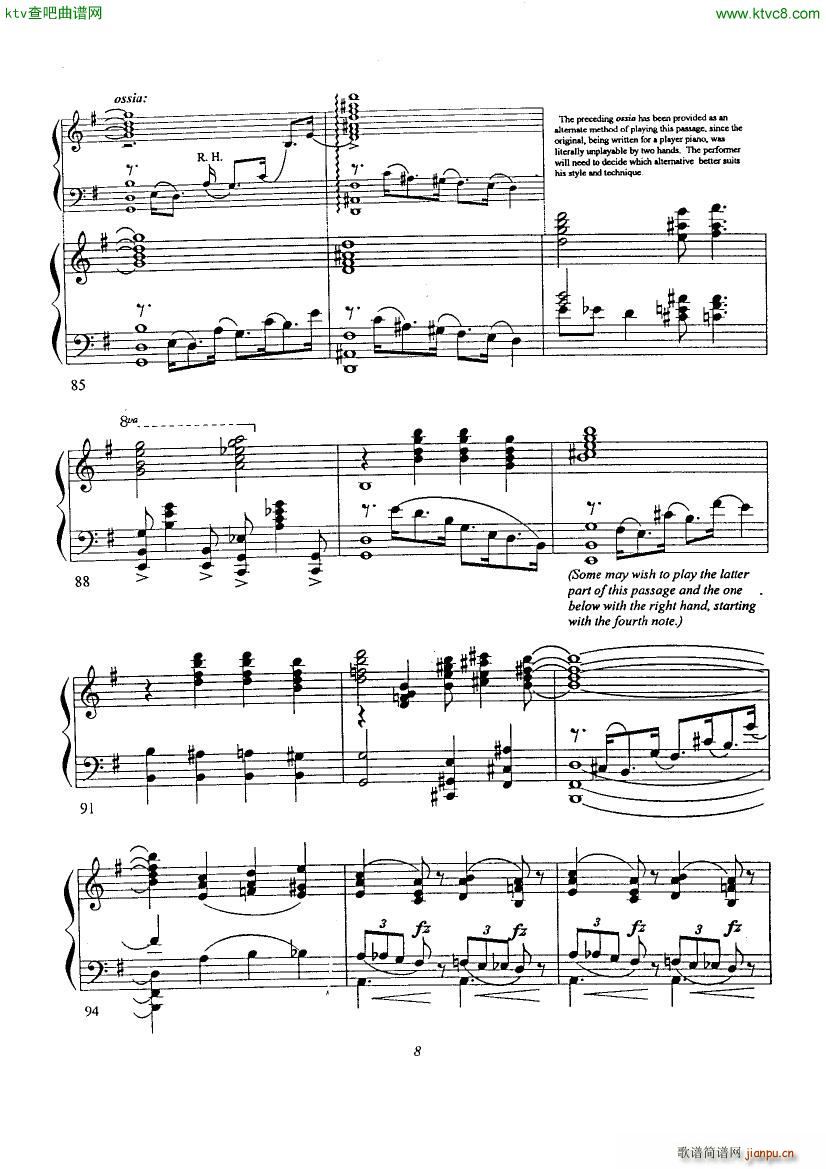 Gershwin Somebody Loves Me Arranged by Ferde Grof(V)8