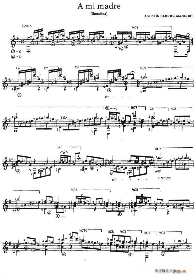 A mi madre ŵ伪(V)1