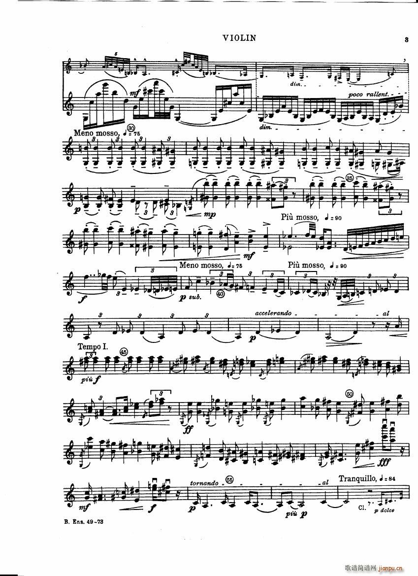 Bartok SZ 111 Contrasts violin(V)3