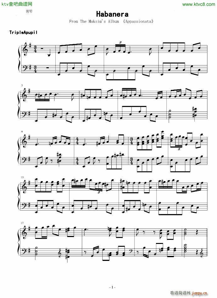 Habanera(V)1