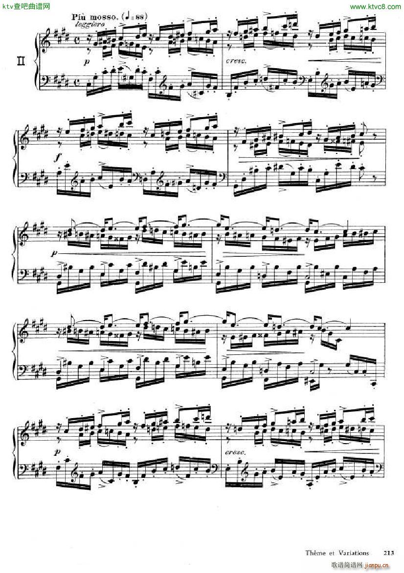 Faur Theme et variations opus 73(V)3