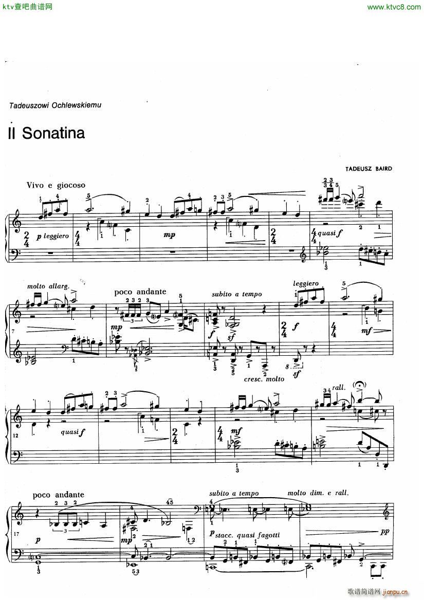 Baird Sonatina 2(V)1