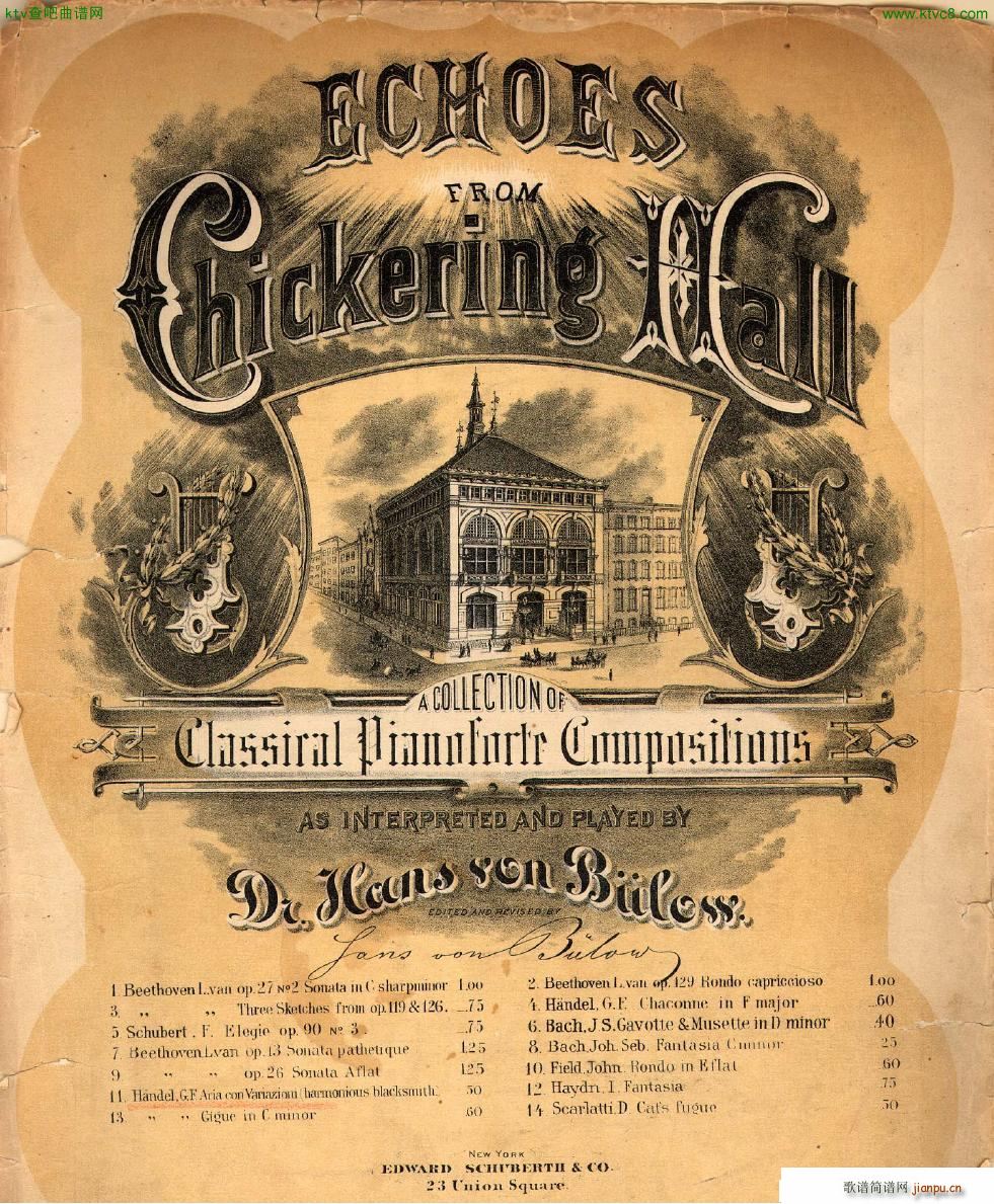 Bulow haendel harmonious blacksmith(V)1