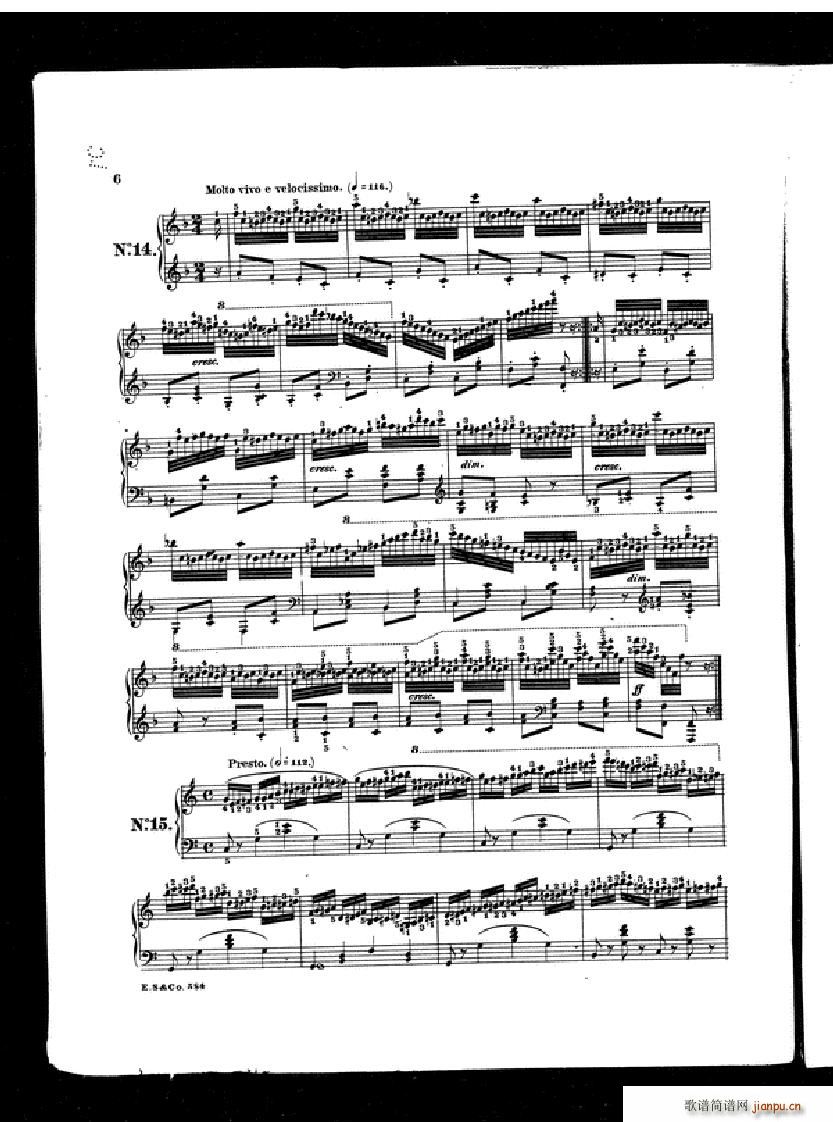 Czerny School of Velocity book 2 Op 299(V)5