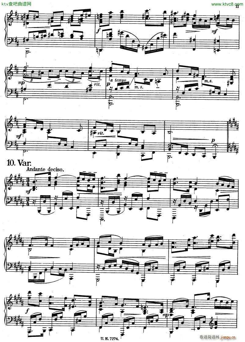 Haba variations on schumann(V)9