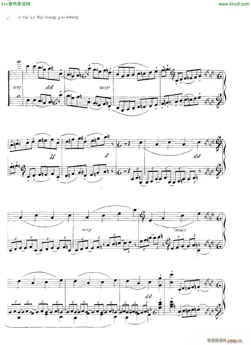 Clementi 13 6 Sonata Fminor 1 2(V)7