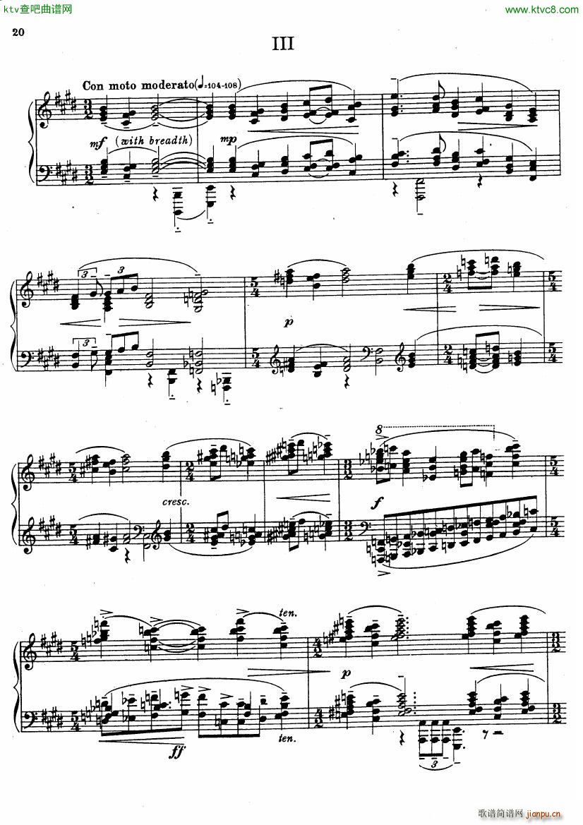 Ireland Piano Sonata(V)20