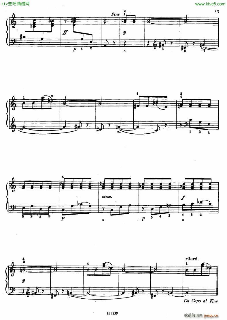 Hurnik piano etudes(V)30