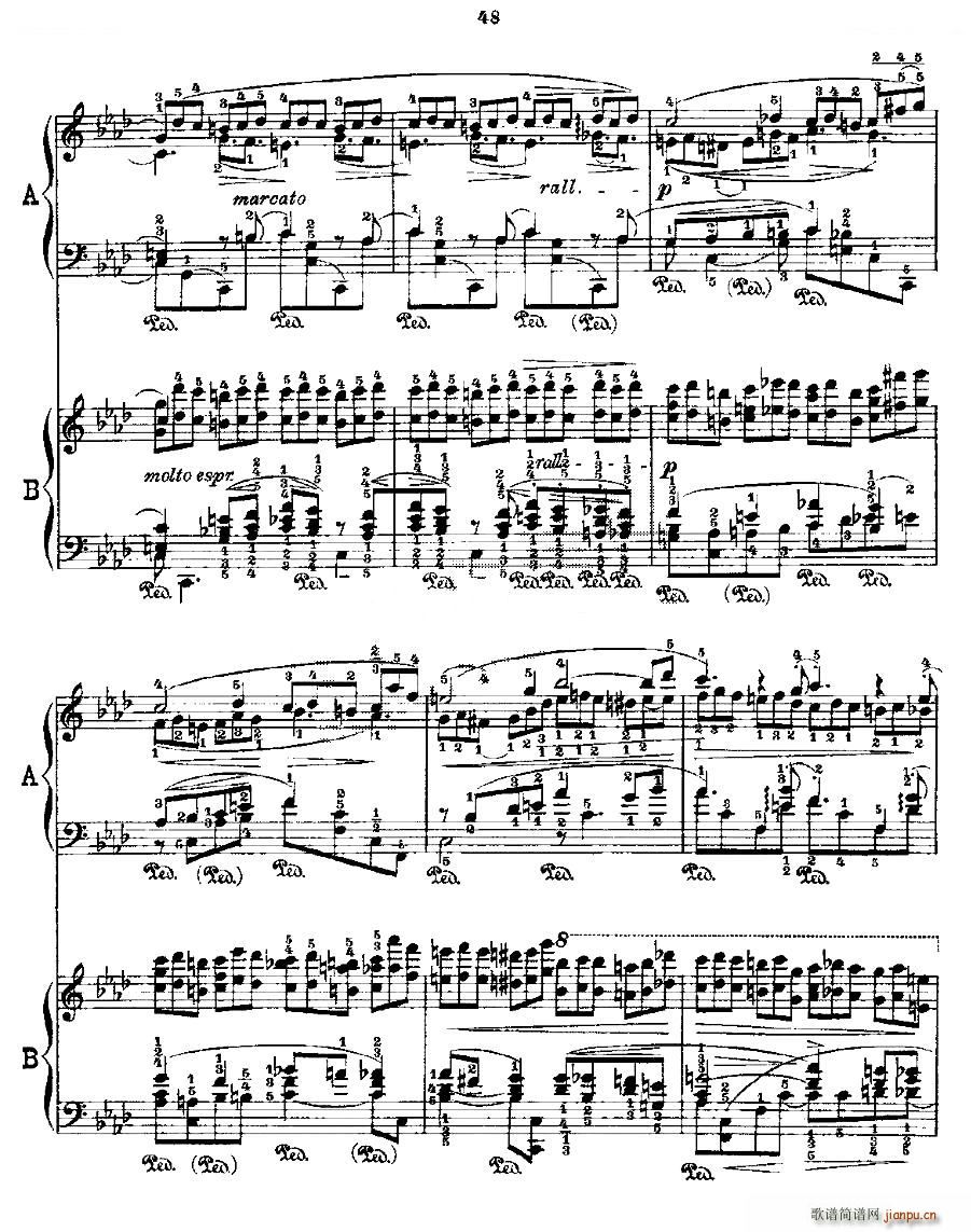 Ф  Fr Chopin Op 25 No2 3(V)10