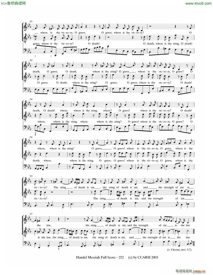 G F Handel Messiah Open Score (V)11
