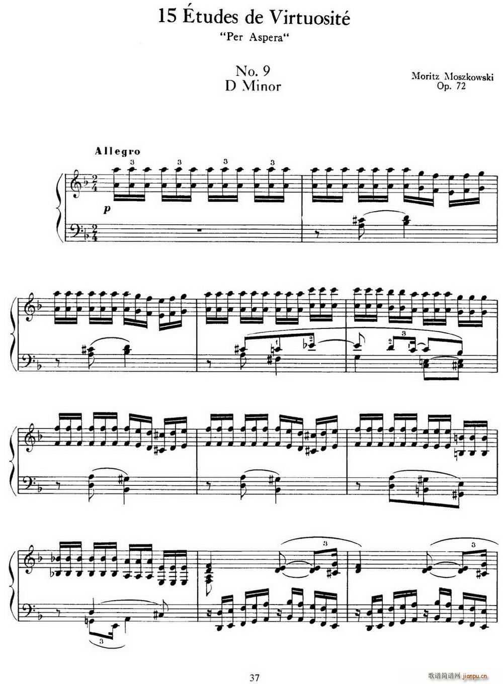 15 Etudes de Virtuosit Op 72 No 9 ʮپ֮(V)1