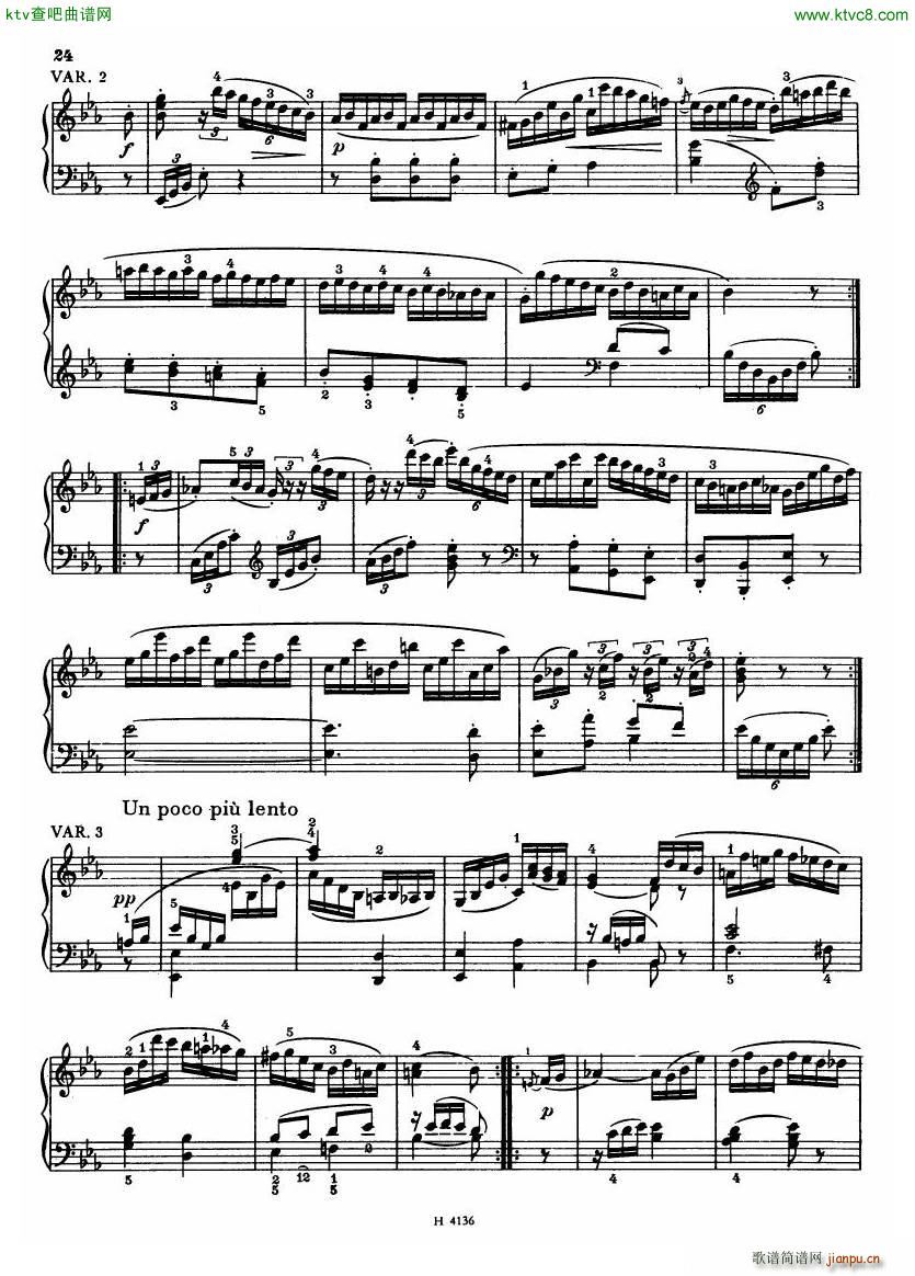 Czech piano variations from 18th century(V)22