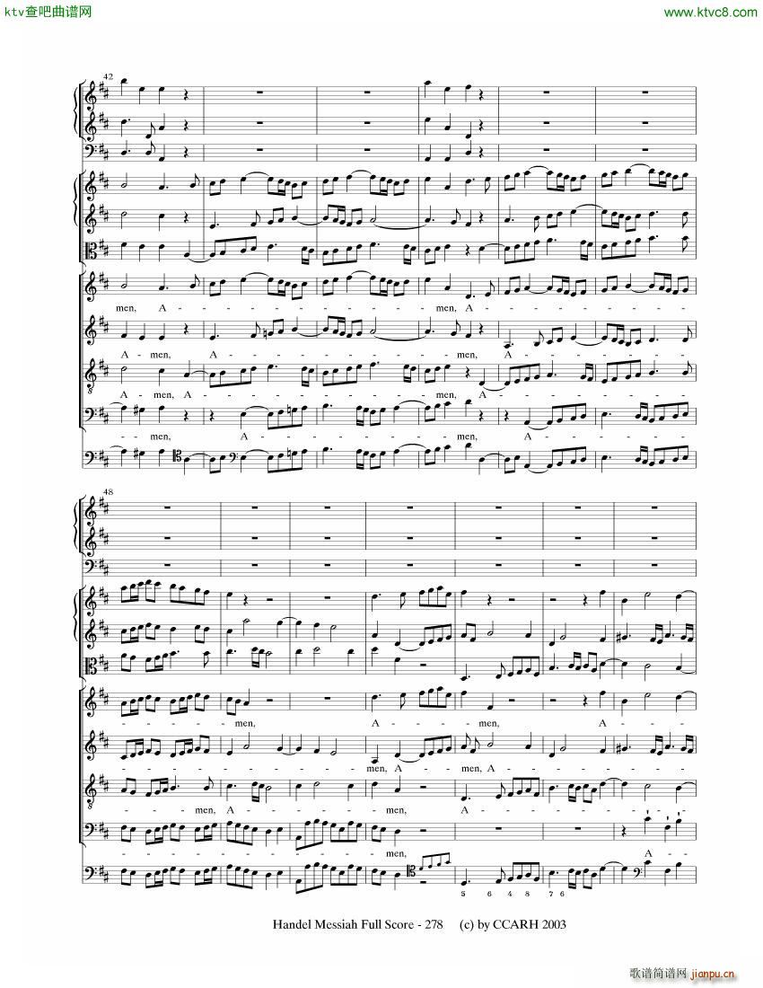 G F Handel Messiah Open Score (V)37