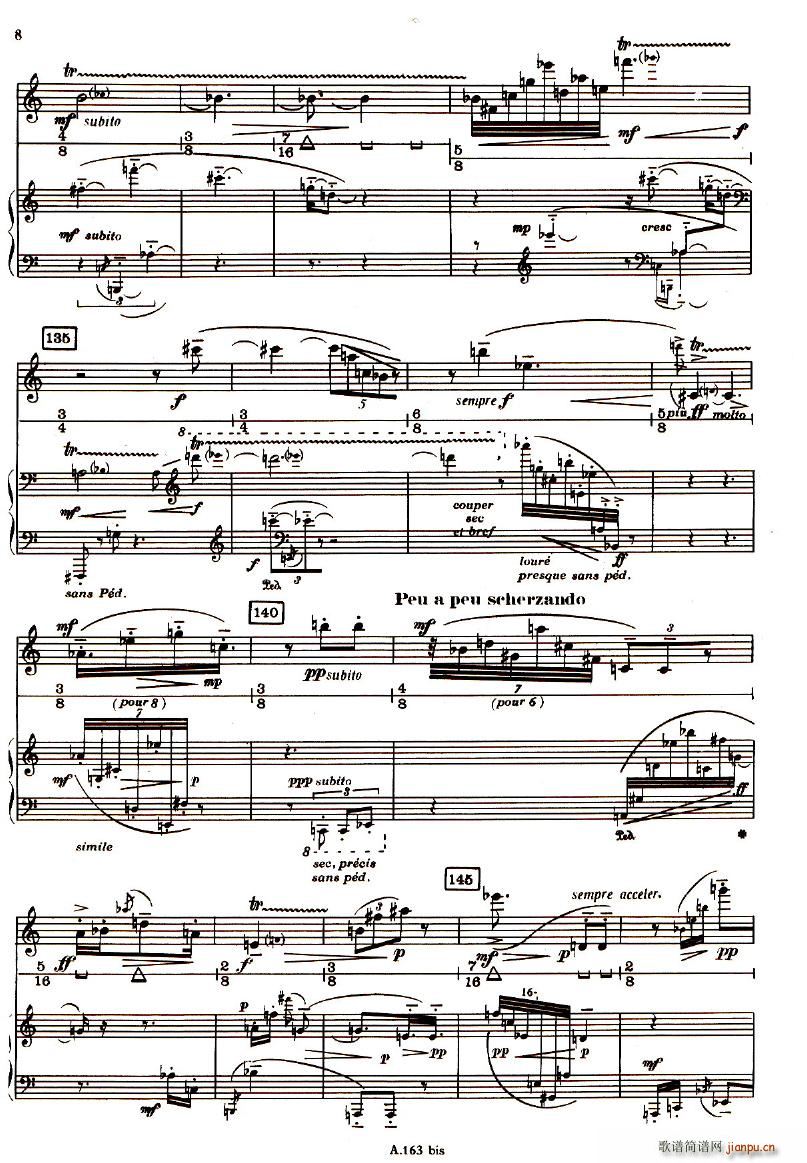 Boulez Sonatine Pour Flute Et Piano(V)8