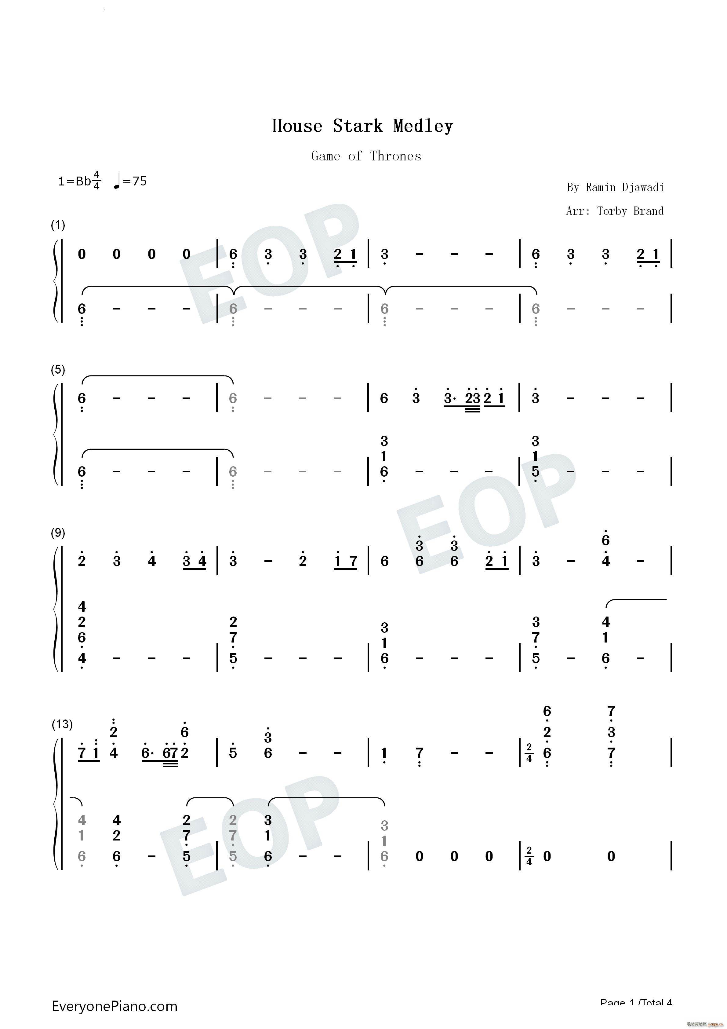 House Stark Medley Α(V)6