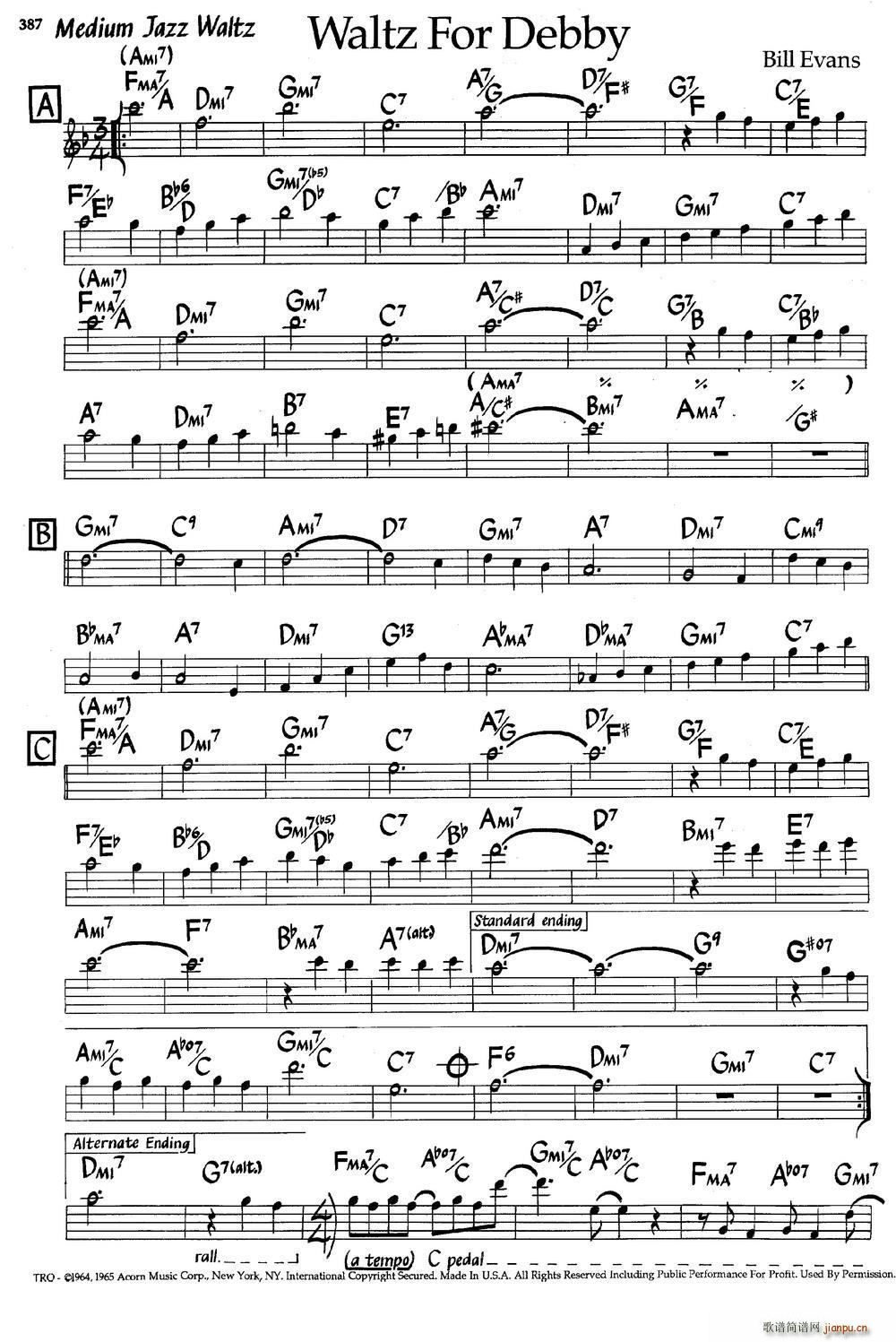 Waltz For Debby ʿ(V)1